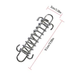 4/6/10Pcs Dog Leash Shock Absorber Spring Dog Tie Out Shock Buffer Spring Galvanized Steel Outdoor Camping Tent Rope Tensioner