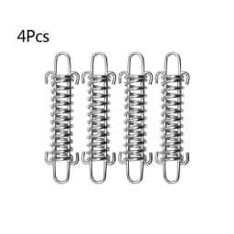 4/6/10Pcs Dog Leash Shock Absorber Spring Dog Tie Out Shock Buffer Spring Galvanized Steel Outdoor Camping Tent Rope Tensioner