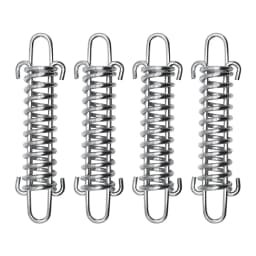 4/6/10Pcs Dog Leash Shock Absorber Spring Dog Tie Out Shock Buffer Spring Galvanized Steel Outdoor Camping Tent Rope Tensioner