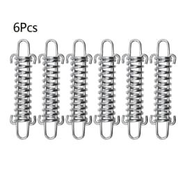 4/6/10Pcs Dog Leash Shock Absorber Spring Dog Tie Out Shock Buffer Spring Galvanized Steel Outdoor Camping Tent Rope Tensioner