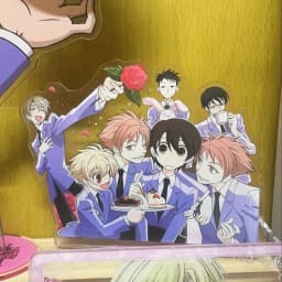 Anime Ouran High School Host Club Tamaki Suou Kyoya Ootori Acrylic Stand Desktop Ornament Cosplay Props Collection Fans Gifts