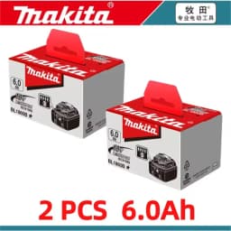 100% Original Makita 18V Tool Battery, 6.0Ah Stable Power Output,for Makita 18V LXT Series Power Tool Replace The Battery
