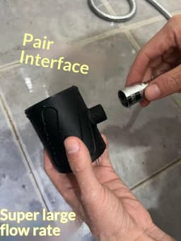 Multifunctional Men's Hygiene Shower Nozzle Full Cleaning Massage Sprayer with Dog Cat Foot Wash Tool