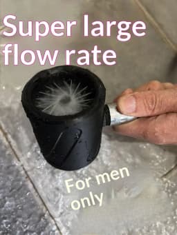 Multifunctional Men's Hygiene Shower Nozzle Full Cleaning Massage Sprayer with Dog Cat Foot Wash Tool