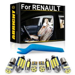 ABRIGHT Car Interior LED Light For RENAULT Laguna 2 3 Coupe Clio Megane 1 2 3 4 CC Scenic Grand Scenic Espace Accessories Canbus