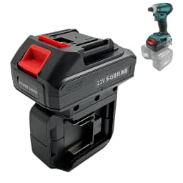 2 in 1 Battery Adapter for Makita 18V Batteries Work for Makita Impact Drill Wrench Screwdrivers(No battery,No Tools)