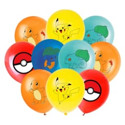 10/20pcs Pokemon Latex Balloons Birthday Party Supplies Cartoon Pikachu Balloon Baby Shower Kids Favor for Party Decorations