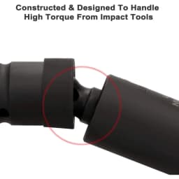 Air Cannon Pneumatic Universal Joint-Socket Swivel Set 360 degree Rotary Joint Electric Wrench Socket Extension Set 1/2" 3/8" 1/