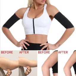 1Pair Arm Slimming ShaperS Compression Wrap Sport Sauna Sweat Bands for Weight Loss Women Workout Fitness Arm Trimmer Strap
