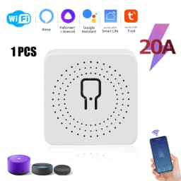 WIFI/ZigBee Smart Mini Smart Light Switch 2 Way Control Breaker Relay 16A Smart Life APP Voice Control For Tuya Alexa Google