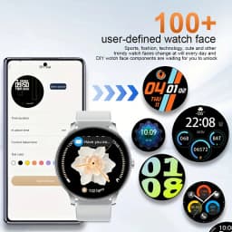 LAXASFIT 2026 New Fashionable Men's Smart Watch Wireless Call Digital Fitness Tracker Sports Smartwatch For Women's Android iOS