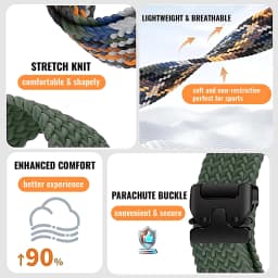 Quick Fit Strap 26 22 20mm for Garmin Fenix 8 7 Pro 7S 6 5X 5Plus Tactix 8 7 Parachute Nylon bracelet correa Fenix 8 band 43mm