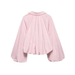 NLZGMSJ Women Bomber Jacket 2026 Spring Ball Sleeve Folds Zipper Loose Coat Female Casual Oversize Top Y2K