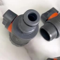 1/4 3/8'' 1/2'' 3/4'' Hose Quick Connecter Plastic Rubber Coupling Adapter Pipe Tubing Irrigation System Coupler Shut Off Valve