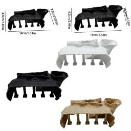 3D Printing Fish Tank Cave Artificial Roman Column Simulated Fish Hiding Shelter Viewing Ports Plastic Aquarium Cave Tunnel