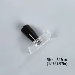 Acrylic Handle Transparent Rectangular Silicone Stamp Creative DIY Journal Material Collage Student Supplies Stationery