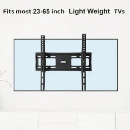 Universal TV Wall Mount Bracket for Most 23-63 in LED Plasma TV Stand Holder Max VESA 400X400mm up to 99Lbs Space Saving Home