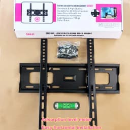 Universal TV Wall Mount Bracket for Most 23-63 in LED Plasma TV Stand Holder Max VESA 400X400mm up to 99Lbs Space Saving Home