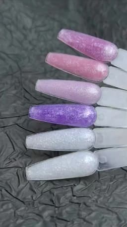Jillnails Snow Sparkle Builder Nail Gel 100g/50g Hema TPO Free Shimmer Glitter Pink Purple Milky for Nail Extension Sculpting