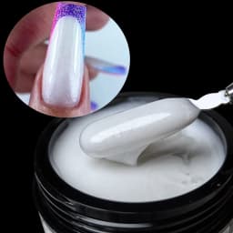 Jillnails Snow Sparkle Builder Nail Gel 100g/50g Hema TPO Free Shimmer Glitter Pink Purple Milky for Nail Extension Sculpting