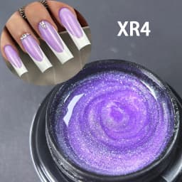 Jillnails Snow Sparkle Builder Nail Gel 100g/50g Hema TPO Free Shimmer Glitter Pink Purple Milky for Nail Extension Sculpting