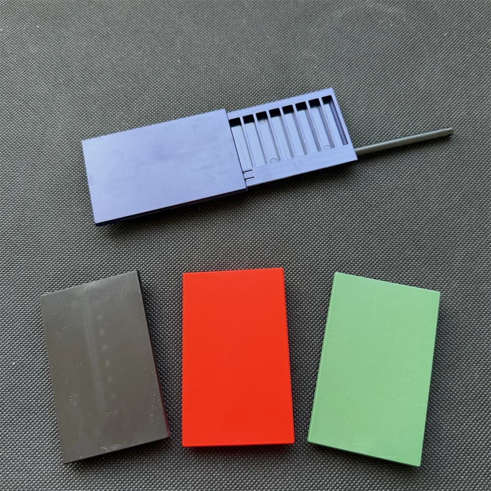 8-Compartment Metal Snuff Cigarette Case Container With Sild Lid in Aluminum Straw Pocket Size Portable Storage Box