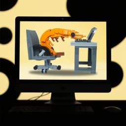 MOC Building Block Shrimp Model Figurines, Puzzle Assembly, Boys and Girls Randomly Mixing, Internet Celebrity Creative Parodies