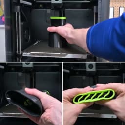 TPU 3D Printer Flexible Filament 250g (0.55lbs) 1.75mm Length 80M, Black, White