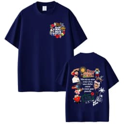 Rapper Bad Bunny T-shirt Debi Tirar Mas Fotos DTMF T Shirts Men's Women Clothing Fashion Hip Hop Cotton Casual Oversized T-shirt