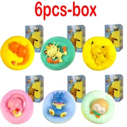 Anime Poké Mon Blind Box Model Figure 1-12 Pcs Pikachu Sleep Series Interior Hand Sleeping Position Toys Gift for Sfriends