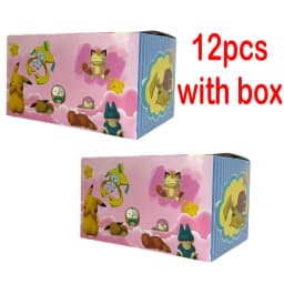Anime Poké Mon Blind Box Model Figure 1-12 Pcs Pikachu Sleep Series Interior Hand Sleeping Position Toys Gift for Sfriends