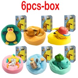 Anime Poké Mon Blind Box Model Figure 1-12 Pcs Pikachu Sleep Series Interior Hand Sleeping Position Toys Gift for Sfriends