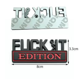 3D Metal Car Leaf Side Fender Luggage Compartment Logo Badge Sticker - Car Decoration Modified Body Badge Accessory