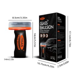 Glass Emulsion Oil Film Cleaning Brush Remove Stubborn Oil Stain for Car Windshield Home Window Scratch-Free Safe Formula 100g