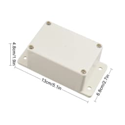 100x68x50mm Waterproof Plastic Electrical Project Box Enclosure Case for Outdoor Electronics Instruments Junction Housing