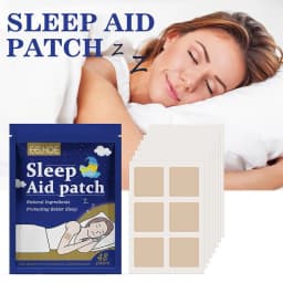 48pcs/Pack Sleep Patches Natural Sleeping Insomnia Relief Patch Herbal Medical Improve Insomnia Stickers