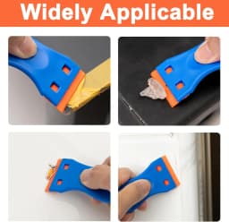 Plastic Scrapers Non-Scratch Scraper Tool for Tight Spaces Multi-Purpose Label Scraper Pen-Shaped for Car Cleaning Kit 3-35Pcs
