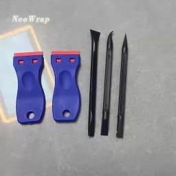 Plastic Scrapers Non-Scratch Scraper Tool for Tight Spaces Multi-Purpose Label Scraper Pen-Shaped for Car Cleaning Kit 3-35Pcs