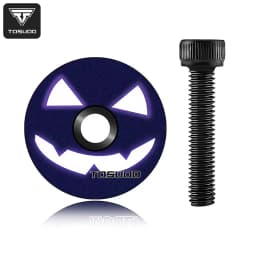 TOSUOD Bicycle Headset Top Cap Aluminum Alloy Lightweight Bike Headset Top Cap With M6x35mm Bolt For Mountain Road Bike Parts