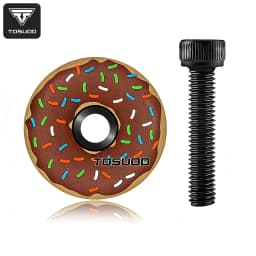 TOSUOD Bicycle Headset Top Cap Aluminum Alloy Lightweight Bike Headset Top Cap With M6x35mm Bolt For Mountain Road Bike Parts