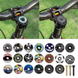TOSUOD Bicycle Headset Top Cap Aluminum Alloy Lightweight Bike Headset Top Cap With M6x35mm Bolt For Mountain Road Bike Parts