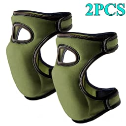 Heavy Duty Knee Pads Thick Foam Dual Strap Adjustable Breathable For Tile Laying Floor Scrubbing Mechanical Work Yoga Outdoor