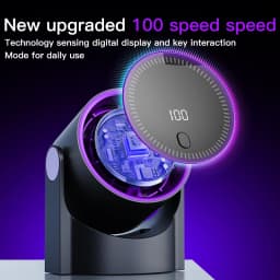 TINSOL Multi-Function Electric Fan Air Circulator, Wireless Portable Home Silent Ventilator desktop Wall Ceiling Fan, Air Cooler
