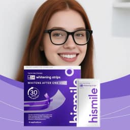 V34 Purple Teeth Whitening Strips Remove Plaque Stains Brighten Teeth Reduce Sensitivity 30 Mins Quick Dental Oral Care Stickers