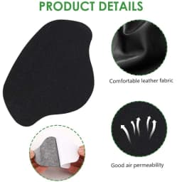 6PCS Shoe Heel Repair Patch Kit Self Adhesive Inside Shoe Patches Holes Leather Heel Pads Shoe Glue Sole Repair Shoe Repair Glue