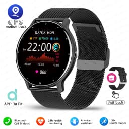 2026 New Ultra-Slim Smart Watch Men 100+ Sports Modes Heart Rate Monitoring AI Voice Assistant Bluetooth Call Smartwatches