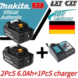 100% original Makita 18V 6.0Ah Rechargeable Battery ,For Makita BL1830 BL1830B BL1840 BL1840B BL1850 BL1850B Power Tools Battery