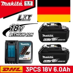 100% original Makita 18V 6.0Ah Rechargeable Battery ,For Makita BL1830 BL1830B BL1840 BL1840B BL1850 BL1850B Power Tools Battery