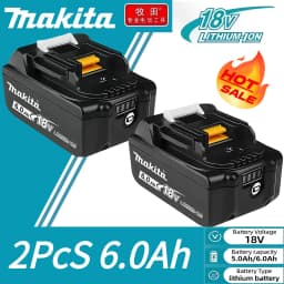 100% original Makita 18V 6.0Ah Rechargeable Battery ,For Makita BL1830 BL1830B BL1840 BL1840B BL1850 BL1850B Power Tools Battery