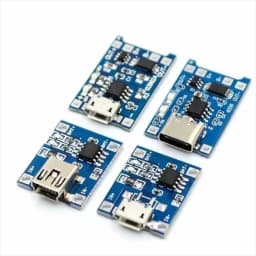 2/5PCS 5V 1A Micro/Type-c/Mini 18650 TP4056 Lithium Battery Charger Module Charging Board With Protection Dual Functions Li-ion